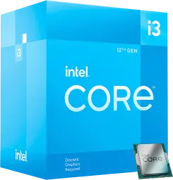 Intel Core i3-12100F Quad-Core 3.3 GHz